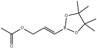 3-乙酰氧基-1-丙烯基硼酸频哪酯 结构式