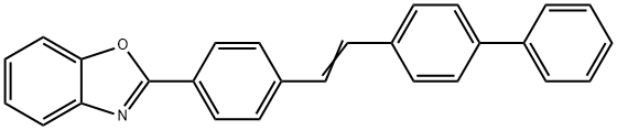 2-[4-(2-[1,1'-biphenyl]-4-ylvinyl)phenyl]benzoxazole 结构式