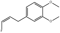 4-[(E)-3-fluoroprop-2-enyl]-1,2-dimethoxy-benzene 结构式