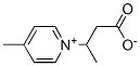 Pyridinium, 1-(2-carboxy-1-methylethyl)-4-methyl-, inner salt (9CI) 结构式