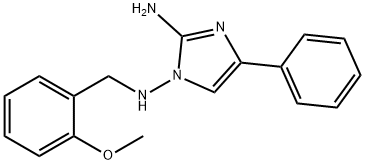 N1-(2-Methoxybenzyl)-4-phenyl-1H-imidazole-1,2-diamine 结构式