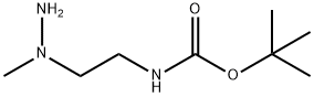 Carbamic acid, [2-(1-methylhydrazino)ethyl]-, 1,1-dimethylethyl ester (9CI) 结构式