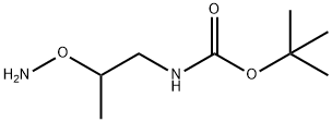 Carbamic acid, [2-(aminooxy)propyl]-, 1,1-dimethylethyl ester (9CI) 结构式