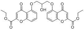 色甘酸二乙酯 结构式