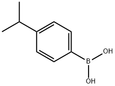 4-异丙基苯基硼酸 结构式