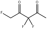 2,4-Pentanedione,  1,3,3-trifluoro- 结构式