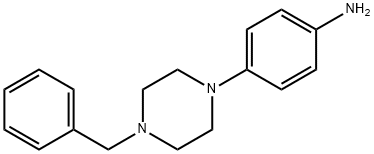 4-(4-苄基哌嗪基)苯胺 结构式