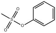 甲磺酸苯酯 结构式