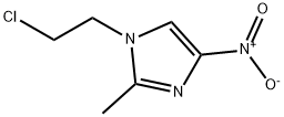 1-(2-氯乙基)-2-甲基-4-硝基-1H-咪唑 结构式