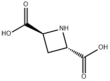 反式吖丁啶-2,4-二羧酸 结构式