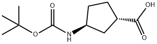 (1S,3S)-3-((tert-Butoxycarbonyl)amino)cyclopentanecarboxylicacid