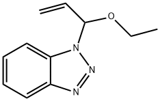 1-(1-乙氧基烯丙基)-1H-苯并[D][1,2,3]三唑 结构式