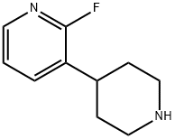 2-氟-3-(哌啶-4-基)吡啶 结构式