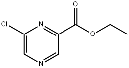 6-氯吡嗪-2-羧酸乙酯 结构式