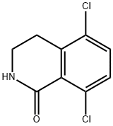 5,8-二氯-3,4-二氢异喹啉-1(2H)-酮 结构式