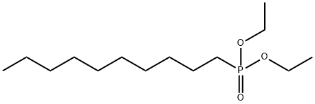 1-癸基丁基膦酸二乙酯 结构式