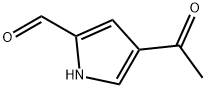 4-乙酰基-1H-吡咯-2-甲醛 结构式