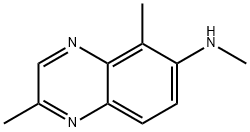 6-Quinoxalinamine,N,2,5-trimethyl-(9CI) 结构式