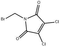 N-溴甲基-2,3-二氯马来酰亚胺 结构式