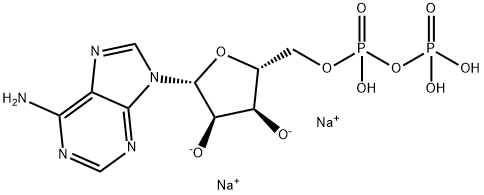 腺苷-5'-二磷酸二钠盐 结构式