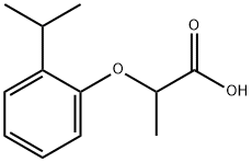 2-(2-异丙基苯氧基)丙酸 结构式
