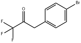 3-(4-溴苯基)-1,1,1-三氟丙烷-2-酮 结构式