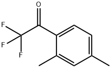 1-(2,4-二甲基苯基)-2,2,2-三氟乙烷-1-酮 结构式