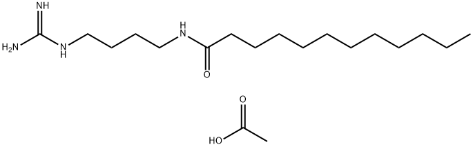 月桂酰胺丁基胍 HCL 结构式