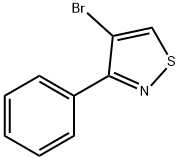 4-溴-3-苯基异噻唑 结构式