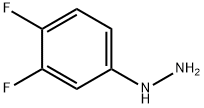 (3,4-二氟苯)肼 结构式