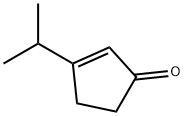 3-异丙基-2-环戊烯-1-酮 结构式