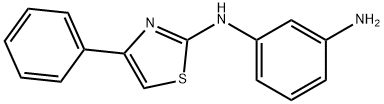 2-(间氨基苯胺)-4-苯基噻唑 结构式