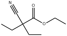 2-氰基-2-乙基丁酸乙酯 结构式