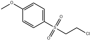 4-[(2-Chloroethyl)sulfonyl]-1-methoxybenzene 结构式