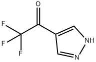 Ethanone, 2,2,2-trifluoro-1-(1H-pyrazol-4-yl)- (9CI) 结构式