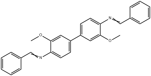 DIBENZAL-3,3'-DIANISIDINE 结构式