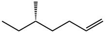 [S,(+)]-5-Methyl-1-heptene 结构式