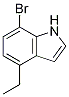 1H-Indole, 7-broMo-4-ethyl- 结构式