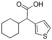 alpha-cyclohexylthiophen-3-acetic acid 结构式