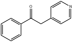 1-苯基-2-吡啶-4-基-乙酮 结构式