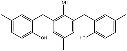 双（2-羟基-5-五甲基）-4-甲基酚 结构式