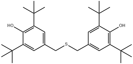4,4’-[硫代双亚甲基]双[2,6-二(1,1-二甲基乙基)苯酚] 结构式