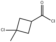 Cyclobutanecarbonyl chloride, 3-chloro-3-methyl- (8CI) 结构式