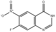 7-氟-6-硝基-4-羟基喹唑啉 结构式