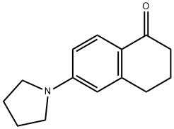 6-(吡咯烷-1-基)-3,4-二氢萘-1(2H)-酮 结构式