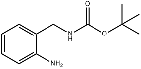 (2-氨基苄基)-氨基甲酸叔丁酯 结构式