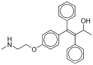 (E)-α-Methyl-β-[[4-[2-(MethylaMino)ethoxy]phenyl]phenylMethylene]benzeneethanol 结构式