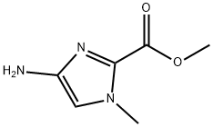 4 -氨基- 1 -甲基- 1H-咪唑2 -羧酸甲酯 结构式