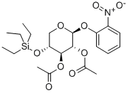 2-硝基苯基 4-O-(三乙基硅烷基)-BETA-D-吡喃木糖苷 2,3-二乙酸酯 结构式