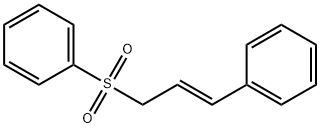DIOXO(PHENYL)(3-PHENYL-2-PROPENYL)-LAMBDA6-SULFANE 结构式